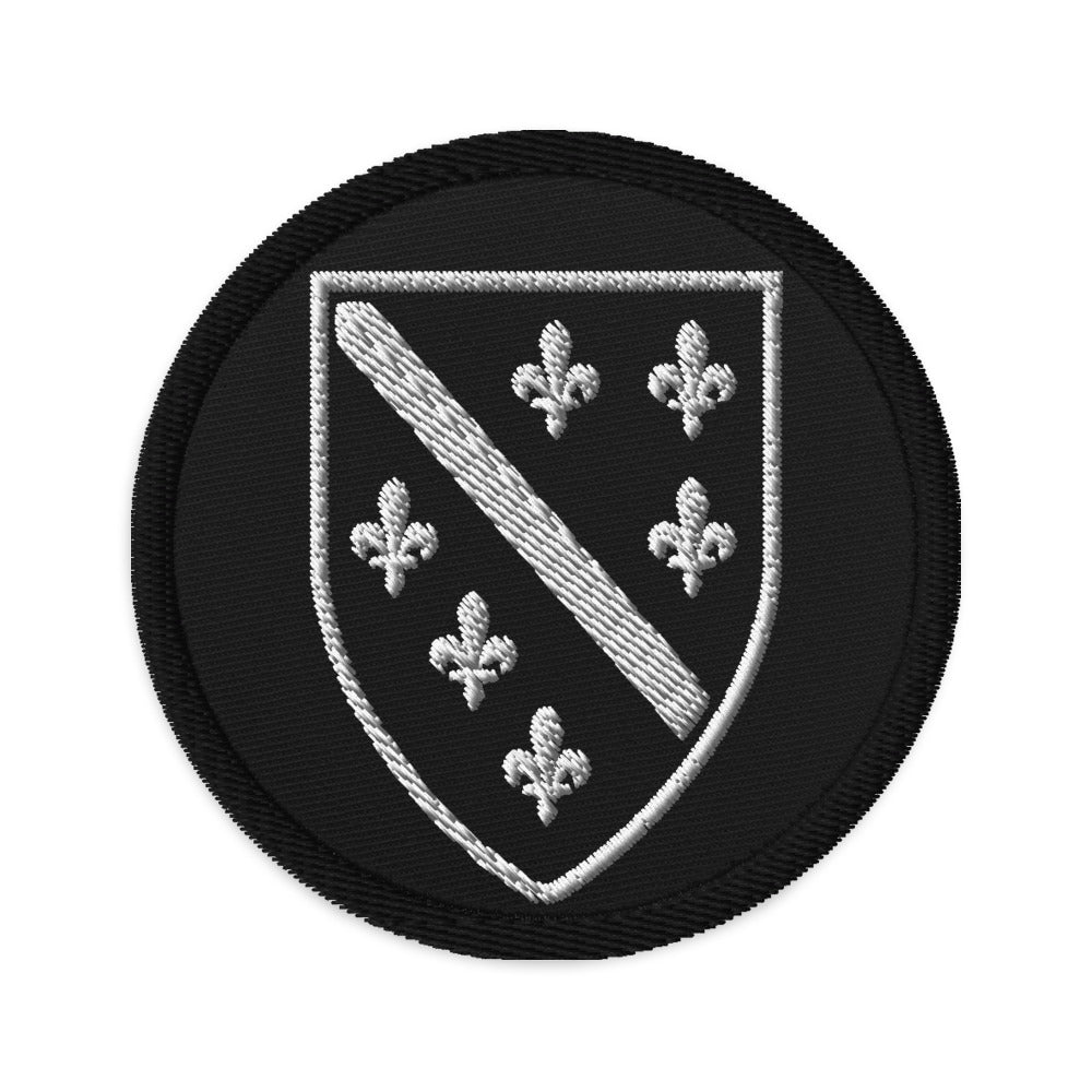 Bosnian Fleur de Lis Embroidered patch