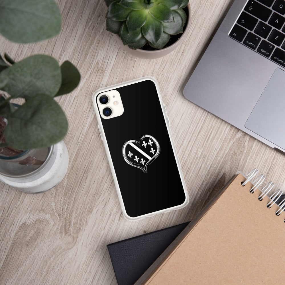 Bosnian Fleur de Lis iPhone Case