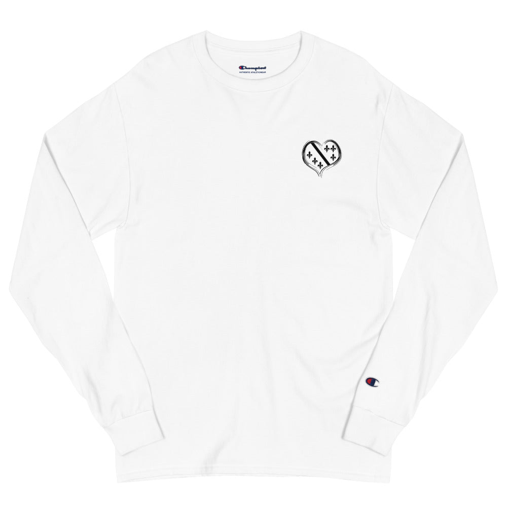 Champion Bosnian Fleur-de-Lis Long Sleeve Shirt