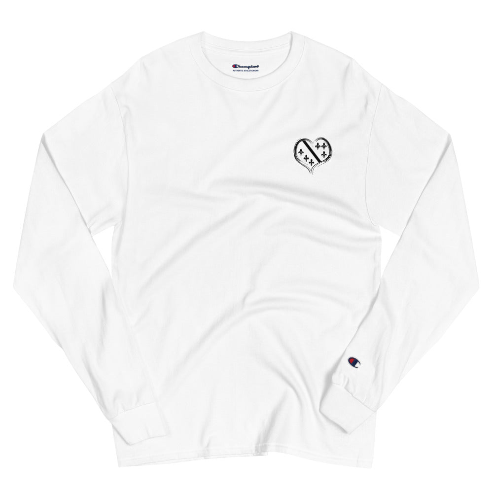 Champion Bosnian Fleur-de-Lis Long Sleeve Shirt