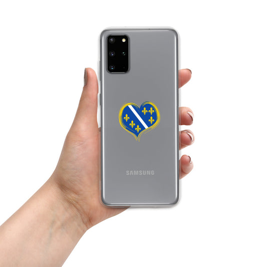 Bosnian Fleur de Lis Flag Samsung Case