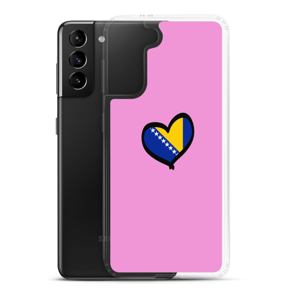 Bosnian Heart Flag Samsung Case