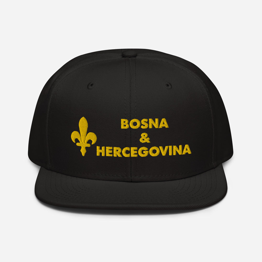 Fleur de Lis Yellow/Gold Snapback Hat