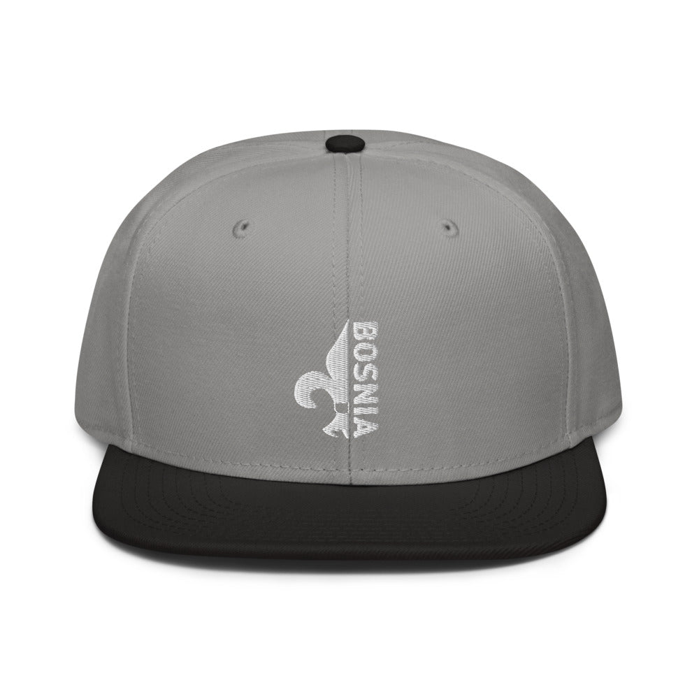 Fleur de Lis Bosnia Snapback Hat