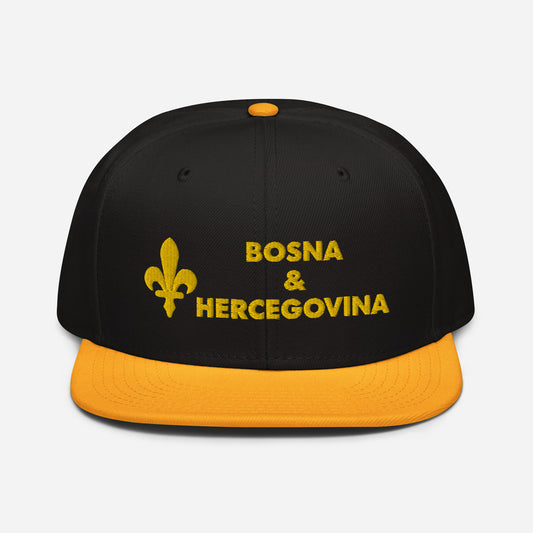 Fleur de Lis Yellow/Gold Snapback Hat