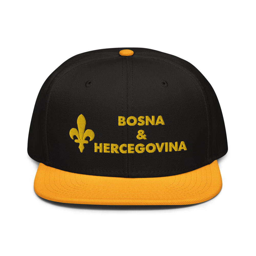 Fleur de Lis Yellow/Gold Snapback Hat