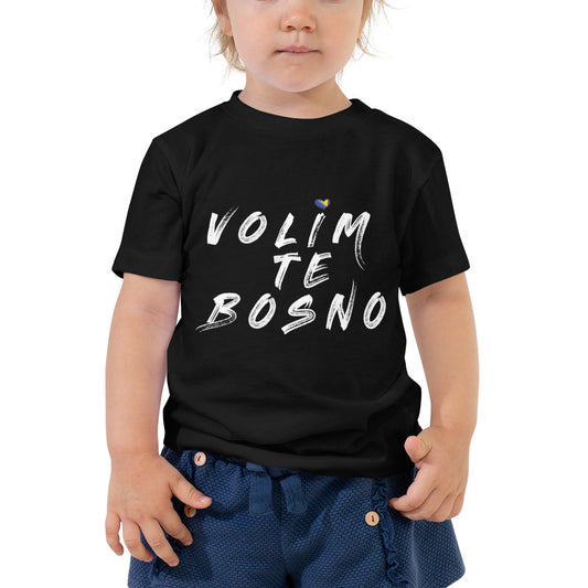 Toddler Volim Bosnu Short Sleeve Tee