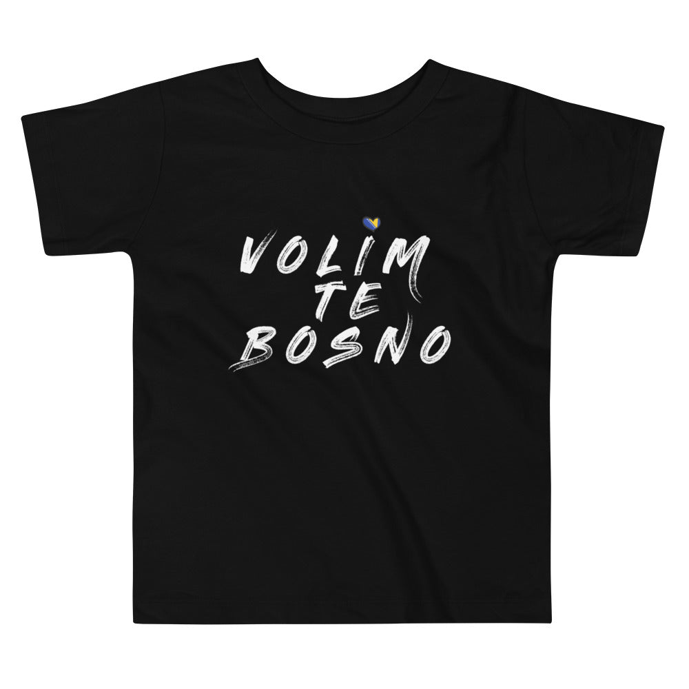 Toddler Volim Bosnu Short Sleeve Tee