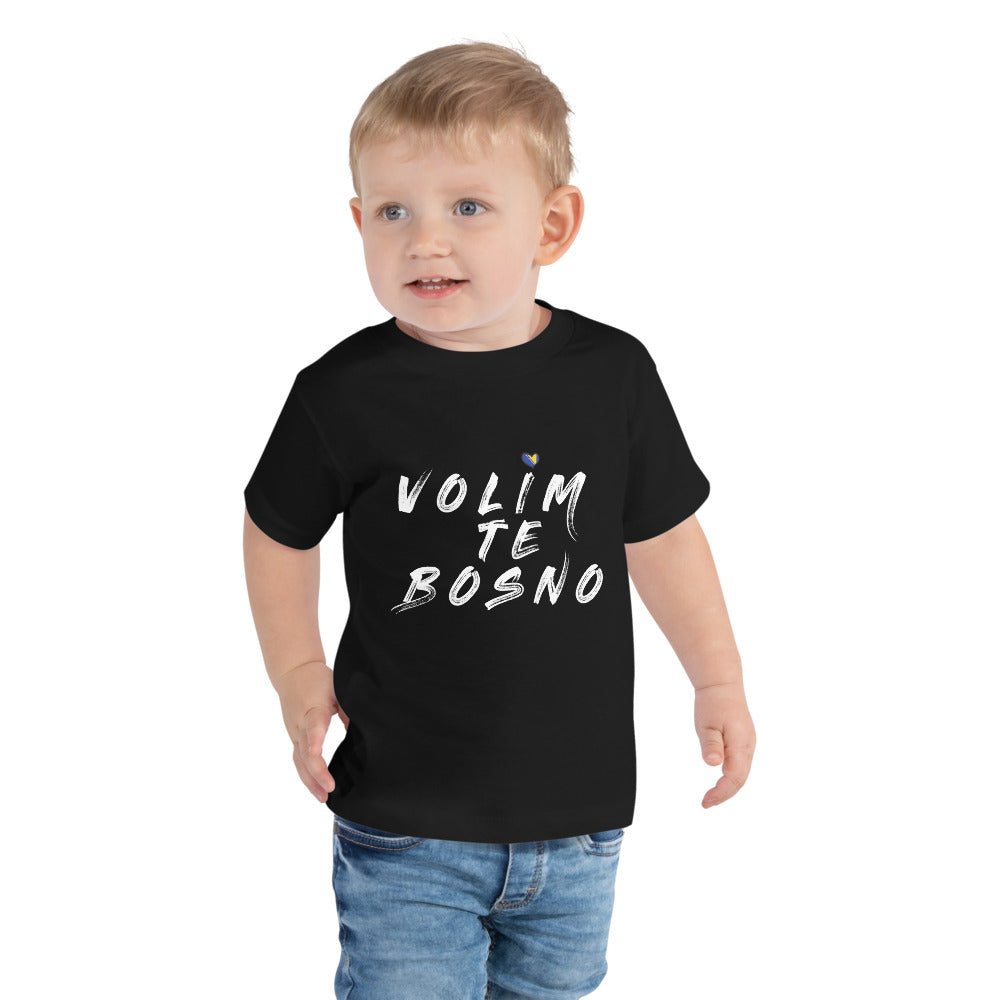 Toddler Volim Bosnu Short Sleeve Tee