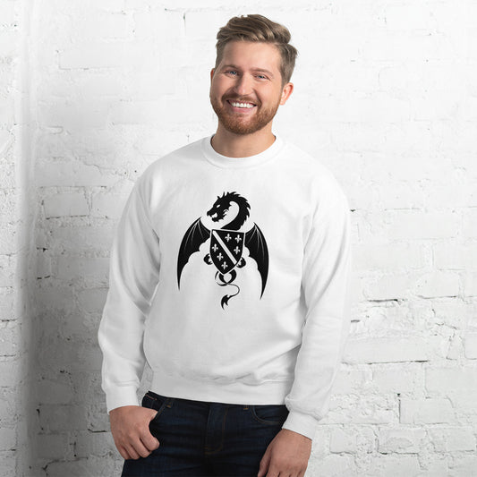 Dragon Fleur De Lis Unisex Sweatshirt