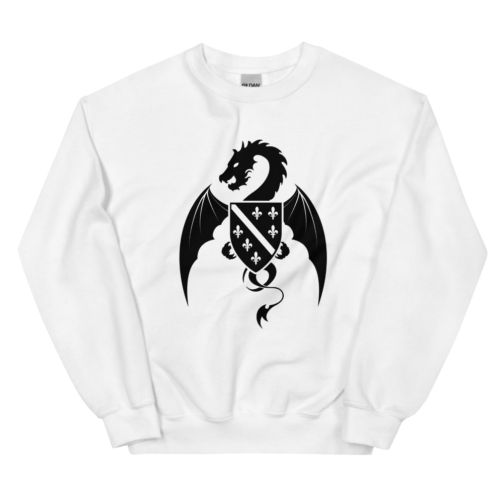 Dragon Fleur De Lis Unisex Sweatshirt