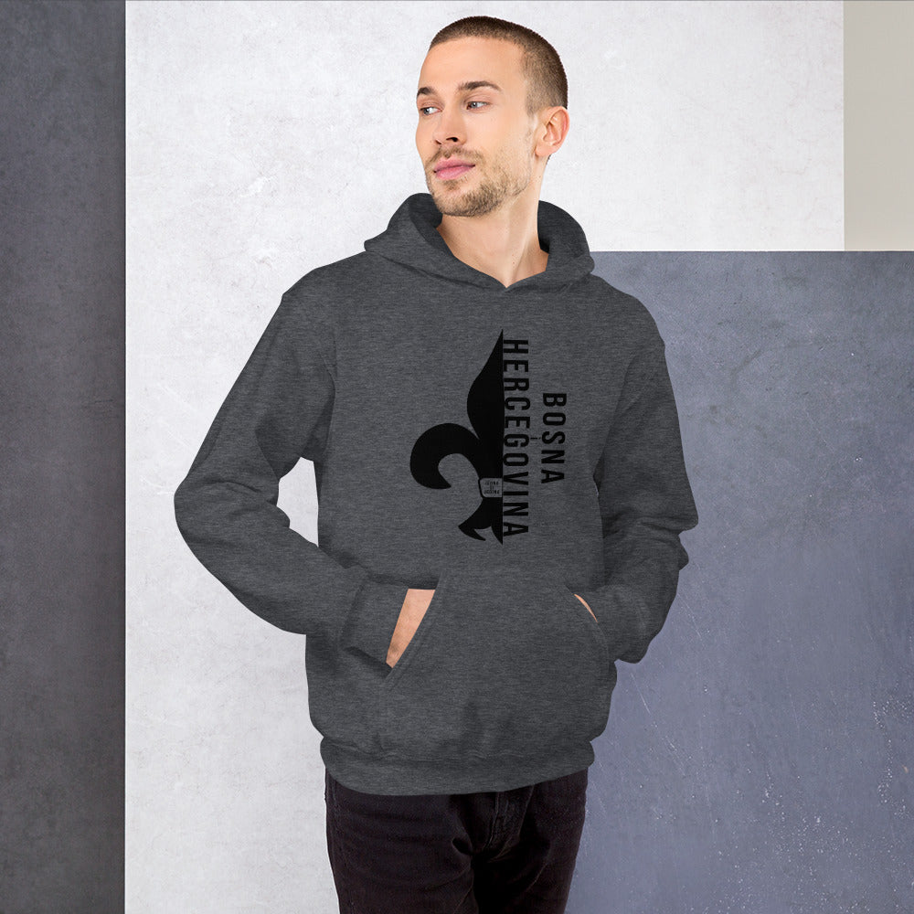 Bosnian Fleur de Lis Unisex Hoodie