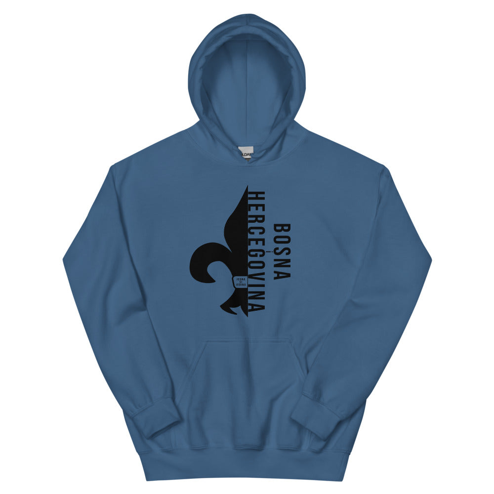 Bosnian Fleur de Lis Unisex Hoodie