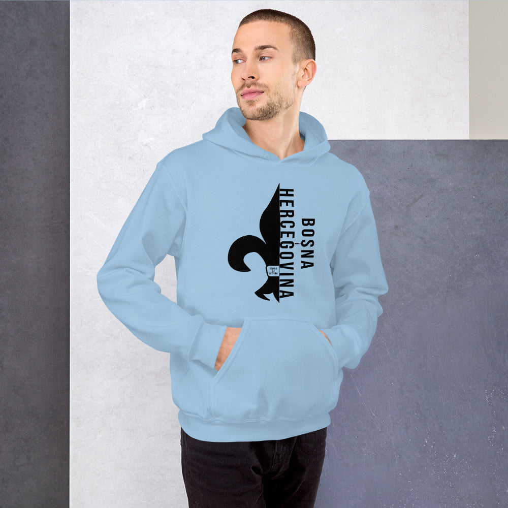 Bosnian Fleur de Lis Unisex Hoodie