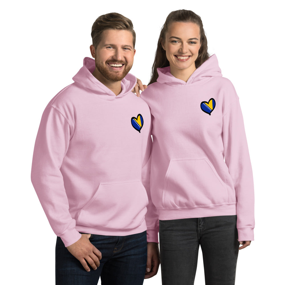 Bosnian Heart Unisex Hoodie