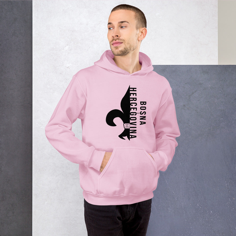 Bosnian Fleur de Lis Unisex Hoodie