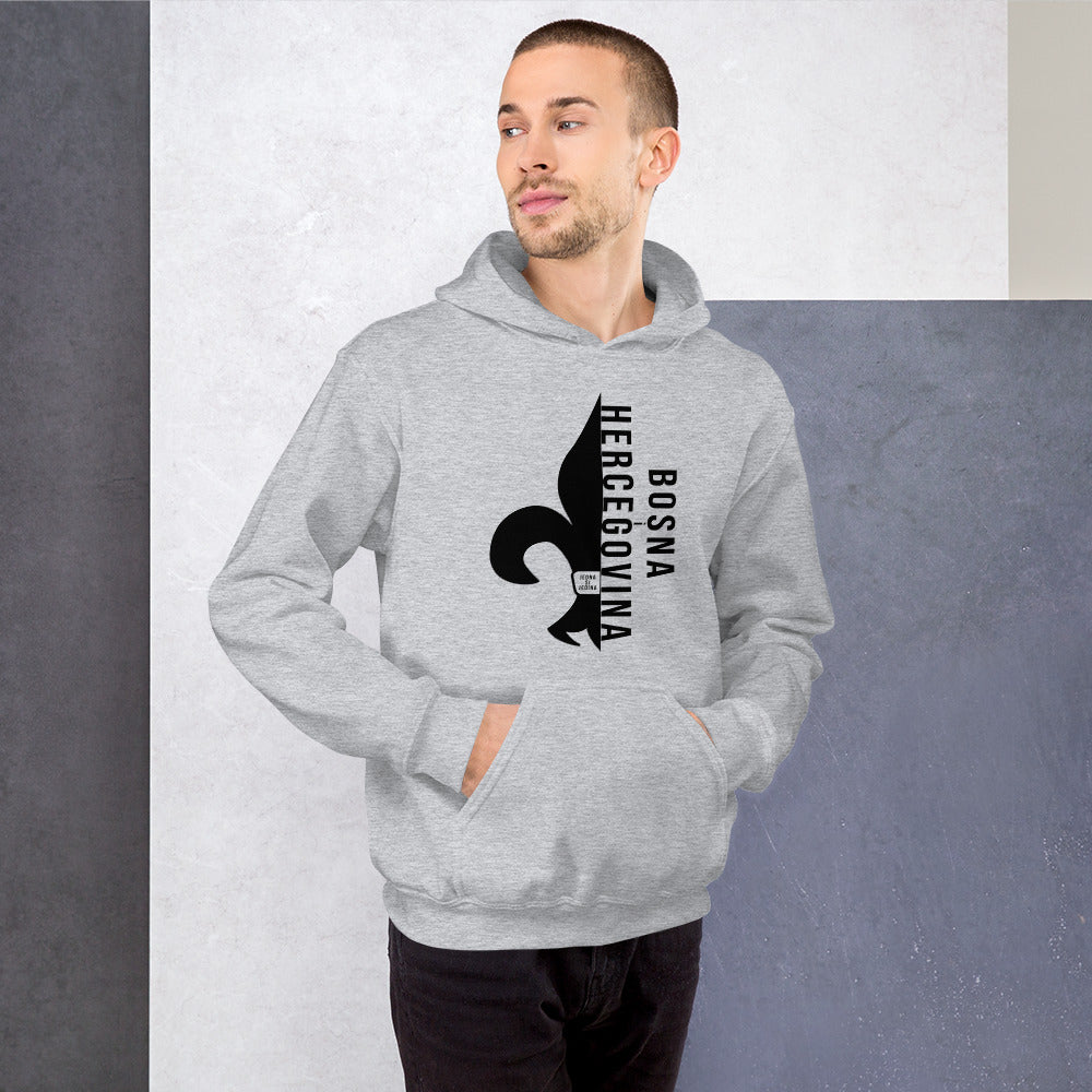 Bosnian Fleur de Lis Unisex Hoodie