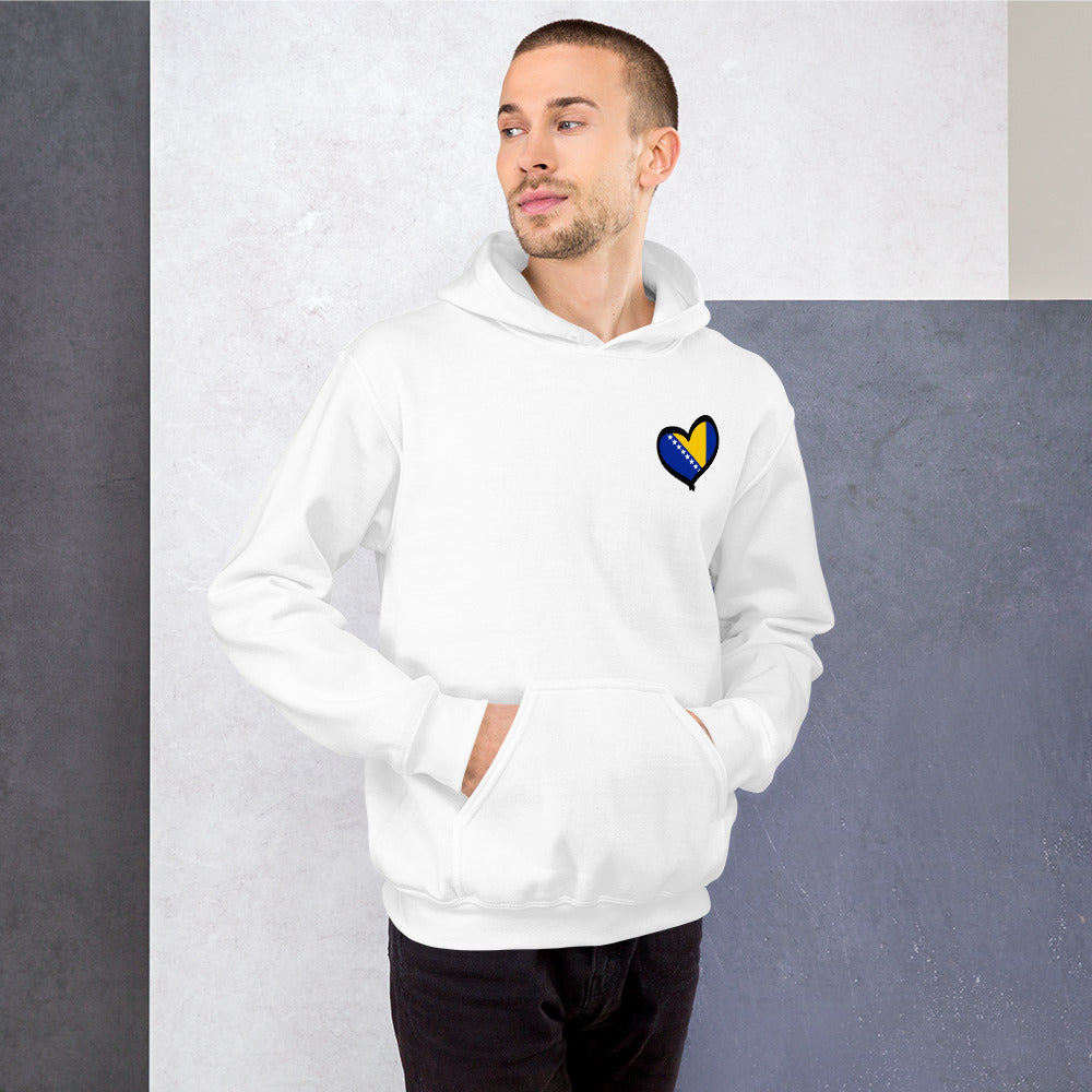 Bosnian Heart Unisex Hoodie