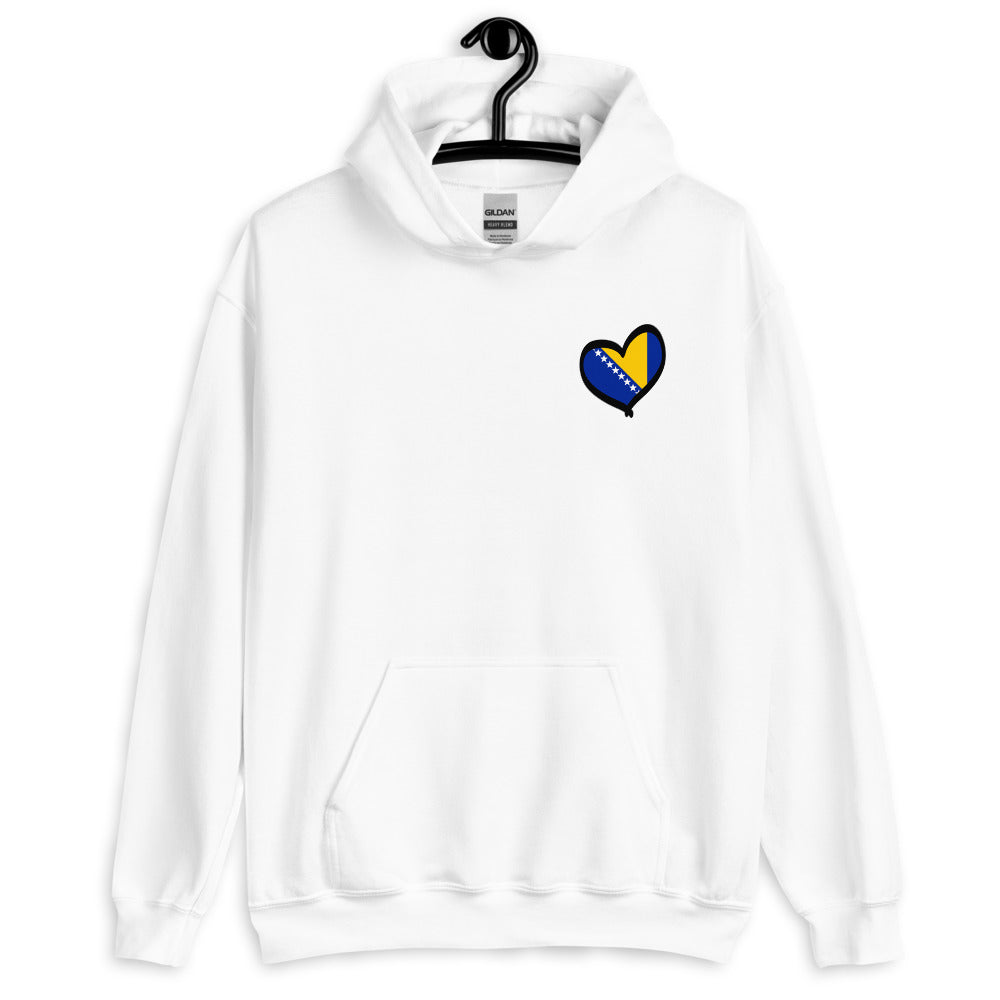 Bosnian Heart Unisex Hoodie