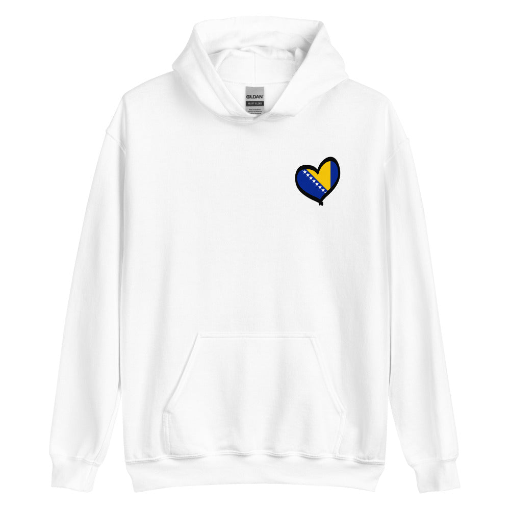 Bosnian Heart Unisex Hoodie