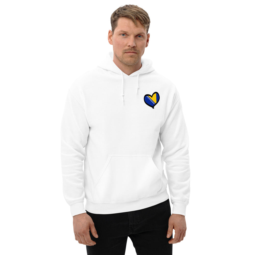 Bosnian Heart Unisex Hoodie