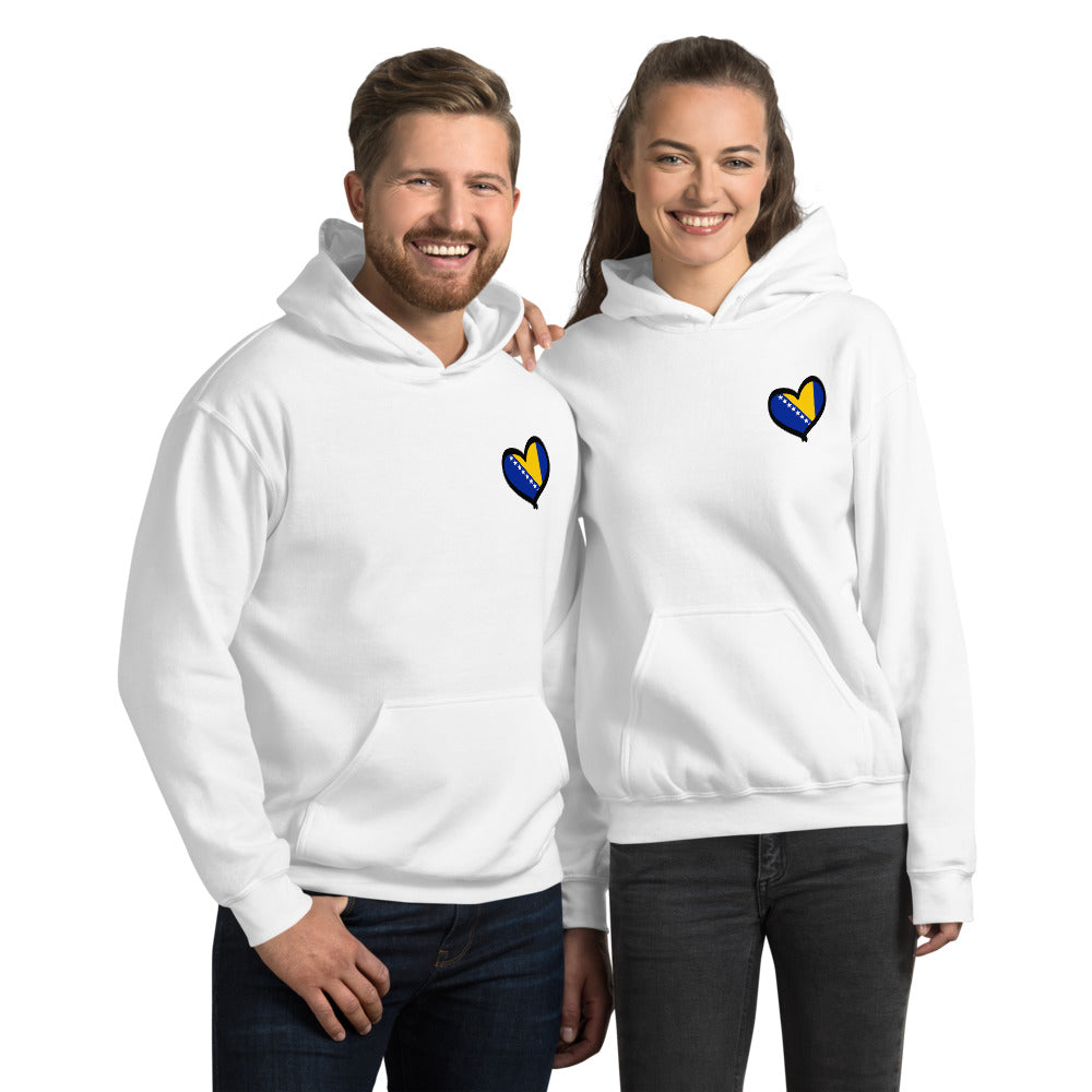 Bosnian Heart Unisex Hoodie