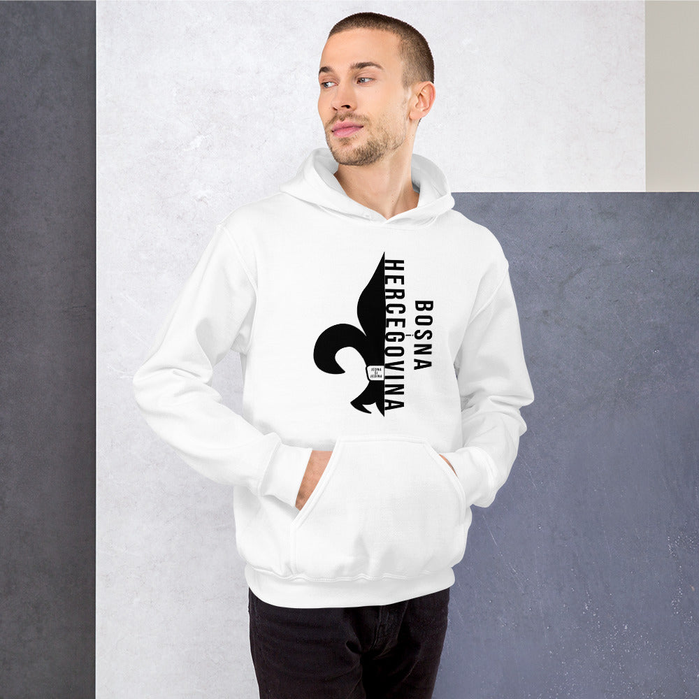 Bosnian Fleur de Lis Unisex Hoodie