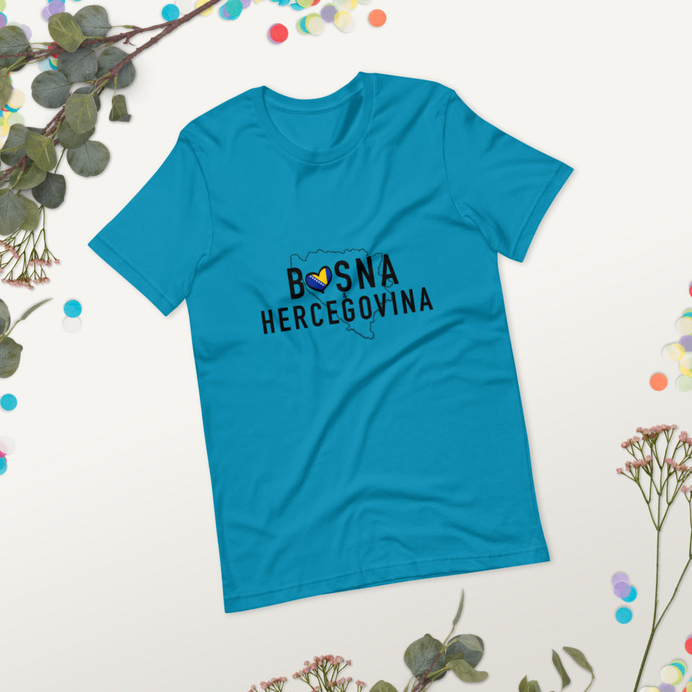 Bosna & Hercegovina Short-sleeve unisex t-shirt