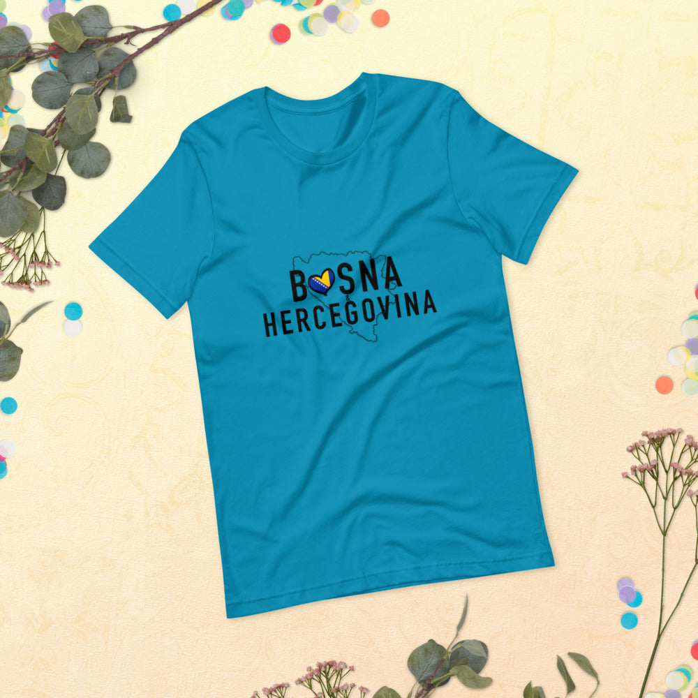 Bosna & Hercegovina Short-sleeve unisex t-shirt