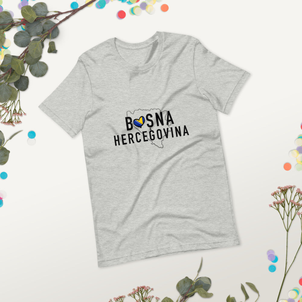 Bosna & Hercegovina Short-sleeve unisex t-shirt