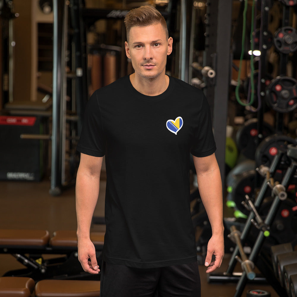 Bosnian Heart Short-sleeve unisex t-shirt