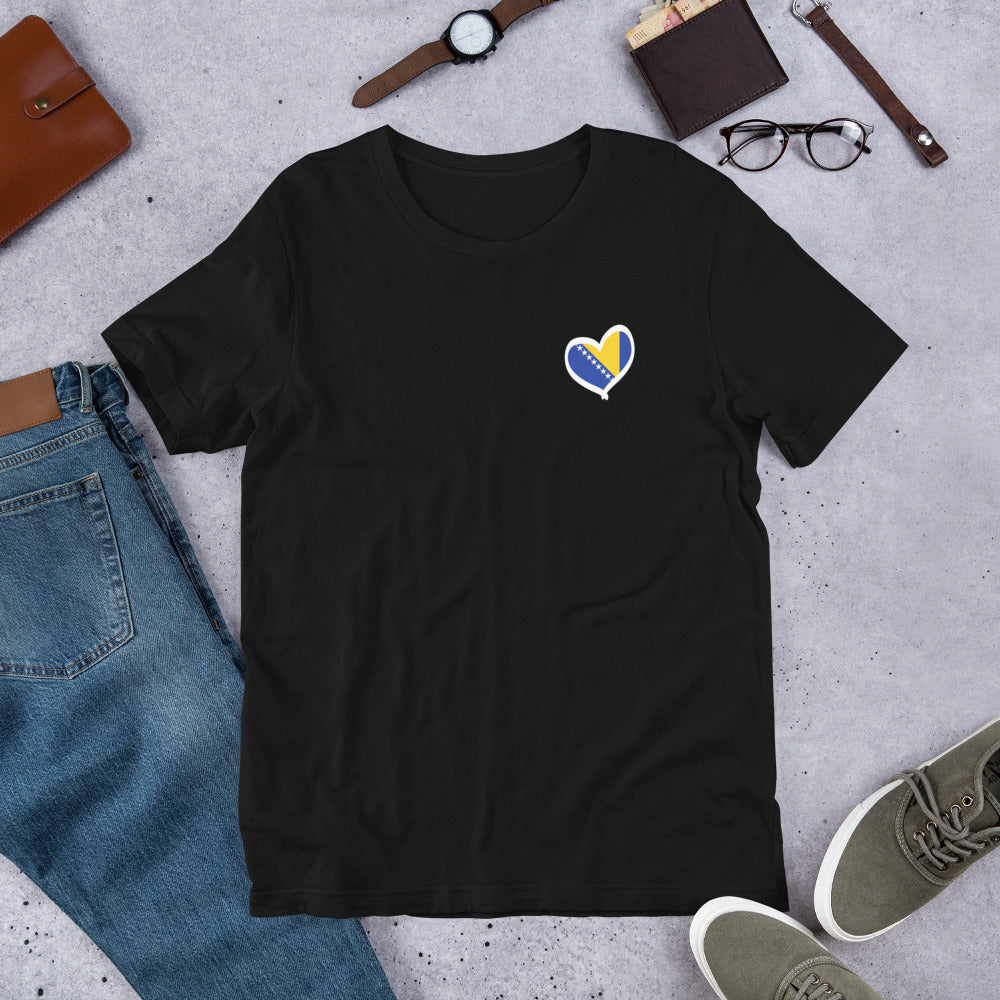 Bosnian Heart Short-sleeve unisex t-shirt