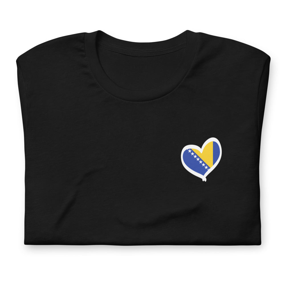 Bosnian Heart Short-sleeve unisex t-shirt