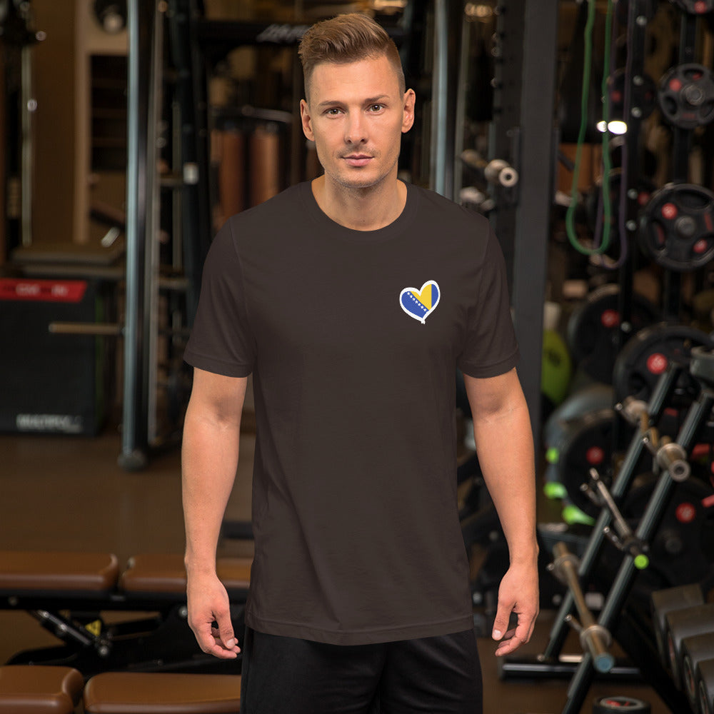 Bosnian Heart Short-sleeve unisex t-shirt