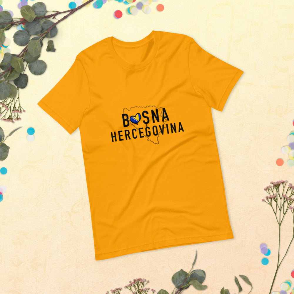 Bosna & Hercegovina Short-sleeve unisex t-shirt