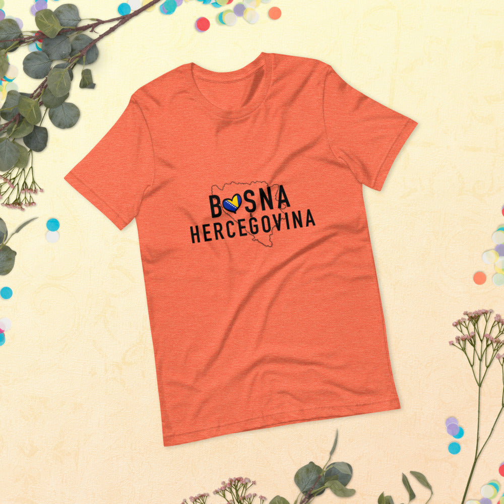 Bosna & Hercegovina Short-sleeve unisex t-shirt