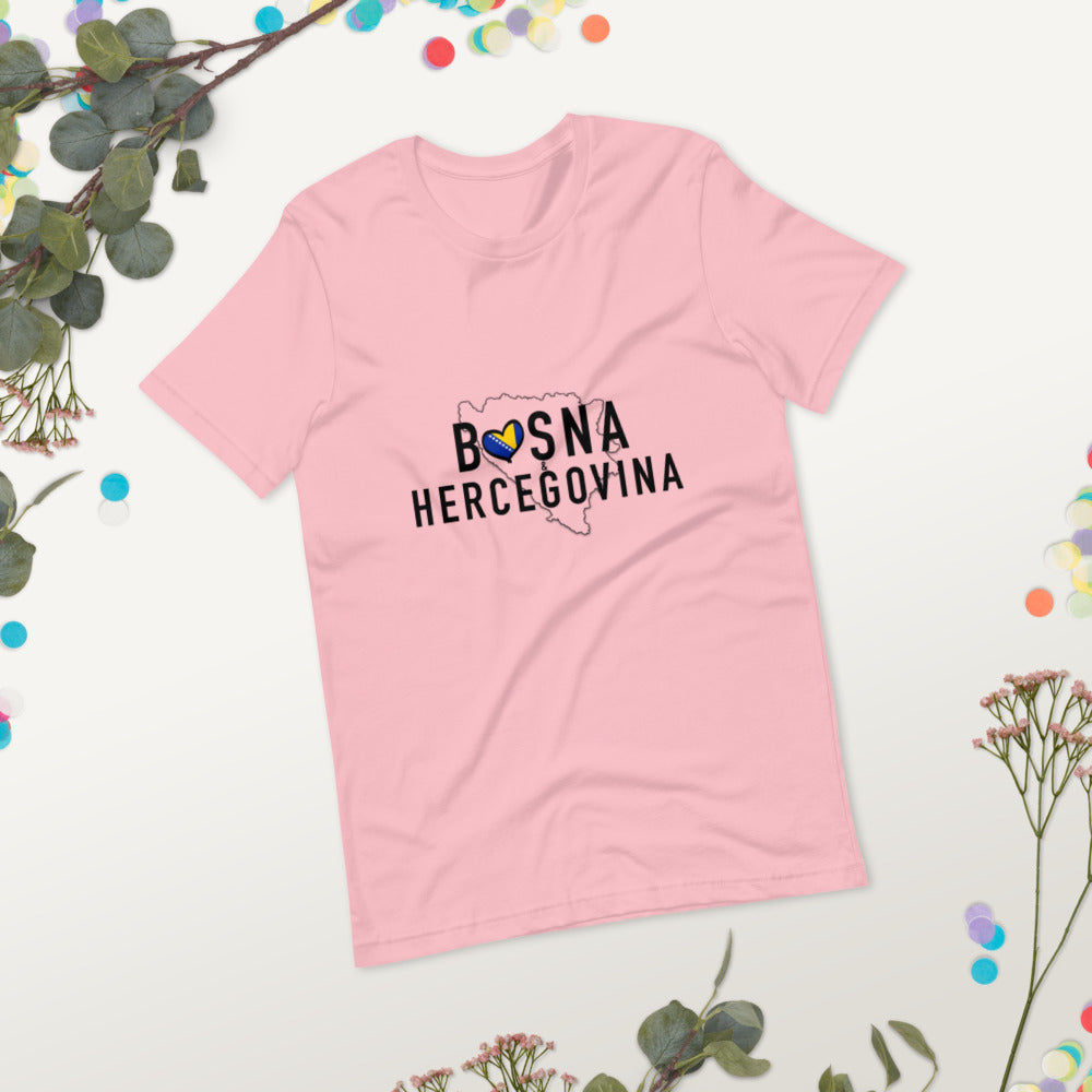 Bosna & Hercegovina Short-sleeve unisex t-shirt