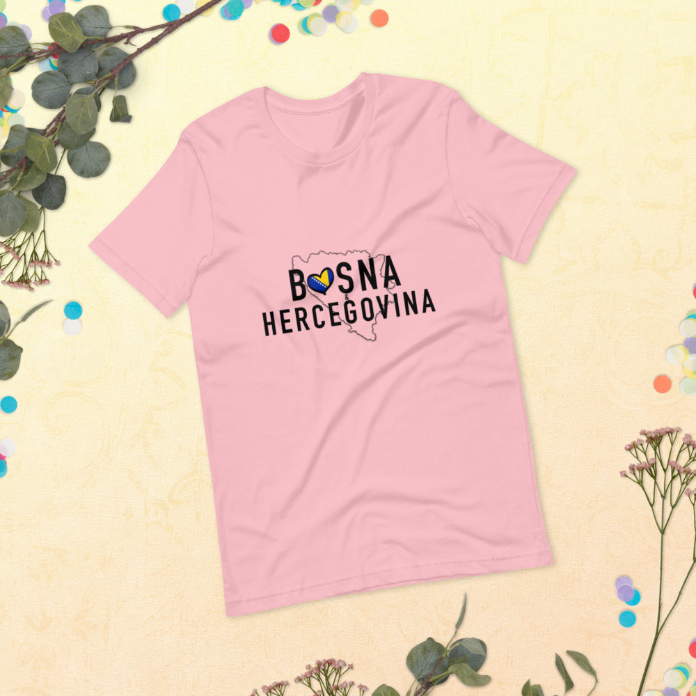 Bosna & Hercegovina Short-sleeve unisex t-shirt