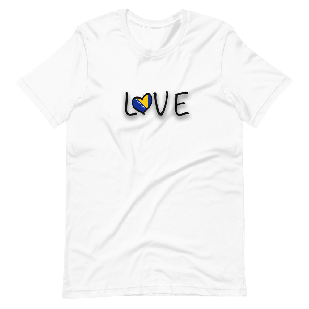 Love Bosnia Short-sleeve unisex t-shirt