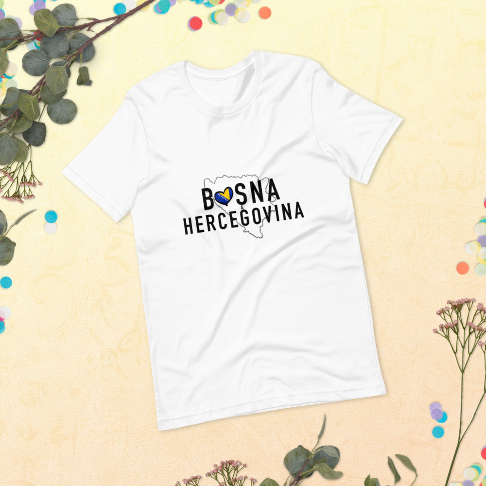 Bosna & Hercegovina Short-sleeve unisex t-shirt