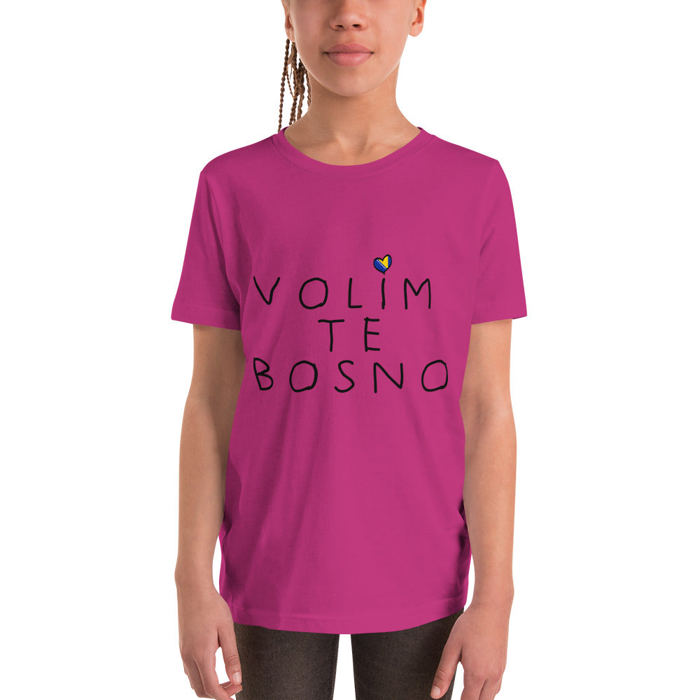 Kids Volim Bosnu Short Sleeve T-Shirt