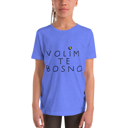 Kids Volim Bosnu Short Sleeve T-Shirt